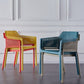 Scandinavian Plastic Dining Armchair Indoor Stackable Arm Chairs for Kitchen Clearhalo ' kitchen&dining_furn' 'Dining Chairs' 'Dining Tables & Seating' 'dining_chair' 'furn' 'furn_dining_chair' 'Furniture' 'furniture_dining_chair' 'Kitchen & Dining Furniture' 'kitchen' 1200x1200_980e753b-f1ba-4c0d-8e49-ff4be2470ef5
