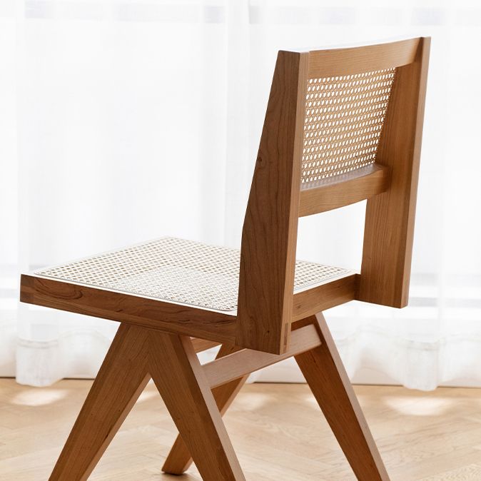 Armless Dining Chairs Modern Style Solid Wood Side Chairs for Dining Room Clearhalo 'Dining Chairs' 'Dining Tables & Seating' 'dining_chair' 'furn' 'furn_dining_chair' 'Furniture' 'furniture_dining_chair' 'Kitchen & Dining Furniture' 1200x1200_980f52c3-2292-4c27-8667-c6efcde55ecd