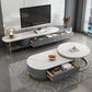 Glam Stone TV Stand con cassetti console multimediale TV di archiviazione chiusa