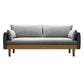 Fabric Grey 3-seat Square Arm Sofa Nordic with 2 Pillows Loveseat Clearhalo 'furn' 'furn_sofas' 'Furniture' 'furniture_sofas' 'kitchen' 'kitchen_sofas' 'Living Room Furniture' 'Sofa' 'sofas' 1200x1200_98119a28-a5a3-48fa-a62b-ee3b12f12403