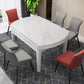 Modern Round Pedestal Dining Table Matte Finish Solid Wood Extendable Dining Table Clearhalo 'Dining Tables & Seating' 'Dining Tables' 'dining_table' 'furn' 'furn_dining_table' 'Furniture' 'furniture_dining_table' 'Kitchen & Dining Furniture' 'kitchen' 'kitchen_dining_table' 1200x1200_9812cc0b-274b-4d5b-9d44-4798038a879f