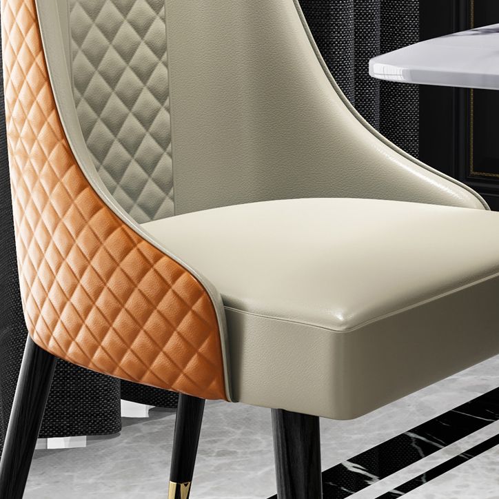 Contemporary Style Dining Chair Wooden Dining Armless Side Chair for Kitchen (Set of 2) Clearhalo ' kitchen&dining_furn' 'Dining Chairs' 'Dining Tables & Seating' 'dining_chair' 'furn' 'furn_dining_chair' 'Furniture' 'furniture_dining_chair' 'Kitchen & Dining Furniture' 'kitchen' 1200x1200_98146fff-580a-4232-ba7b-9e801a9f876e