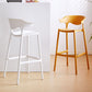 Nordic Plastic Low Back Barstool Stackable Indoor Tall Stool with Saddle Seat Clearhalo 'Bar Furniture' 'Bar Stools' 'bar_stools' 'furn' 'furn_bar_stools' 'furniture_bar_stools' 'Kitchen & Dining Furniture' 'kitchen&dining_furn' 'kitchen' 'kitchen_furn' Furniture' 1200x1200_9816593e-0952-46d6-9556-5b803cdd844e