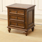 Traditional Night Table Storage Bed Nightstand with 3 Drawers for Home Clearhalo 'Bedroom Furniture' 'furn' 'furn_night_stand' 'Furniture' 'night_stand' 'Nightstands' 1200x1200_9816cc16-d81b-414c-a7f1-35d50759fdab