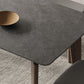 Moderne eetset 1/3/4/5/6 stuks houten eettafel met armloze stoel