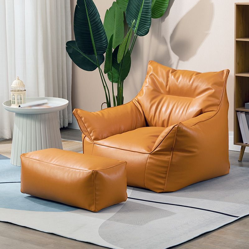 Sedia in vetro in pelle 31,4 "l x 31,4" w x 31,4 "H armi incluse sedia