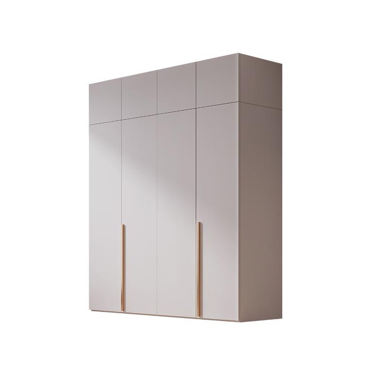 Bedroom Storage Cabinet with Hinged Door Manufactured Wood Modern Cabinet
