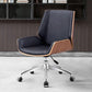Slide Modern Desk Chair Adjustable Seat Height Office Chair with Wheels Clearhalo 'furn' 'furn_office_chair' 'Furniture' 'Office Chairs' 'Office Furniture' 'office_chair' 1200x1200_981b2adb-3c13-474b-a514-3f4667a908df