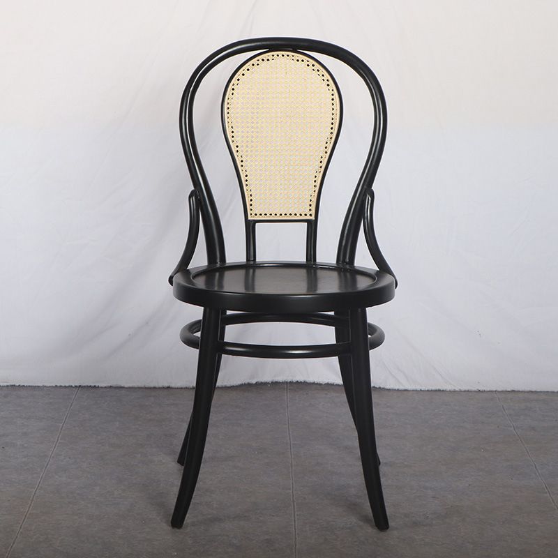 Modern Black Side Chair Solid Wood Dining Chair for Living Room Clearhalo 'Dining Chairs' 'Dining Tables & Seating' 'dining_chair' 'furn' 'furn_dining_chair' 'Furniture' 'Kitchen & Dining Furniture' 1200x1200_981d79e5-1cd9-4abc-a7dc-e2e1f67ed436