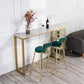 Modern 1/3 Pieces Bar Table Set Rectangle Stone Counter Table with High Stools for Cafe Clearhalo 'Bar Furniture' 'furn' 'furn_home_bar_bar_sets' 'Furniture' 'Home Bars & Bar Sets' 'home_bar_bar_sets' 'Kitchen & Dining Furniture' 1200x1200_9820014f-80bb-4a20-9ef3-180f72213e8d