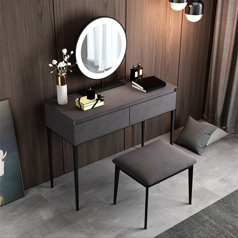 Tavolo da trucco per vanità in legno massiccio contemporaneo set 2-drawer vanity tavolo