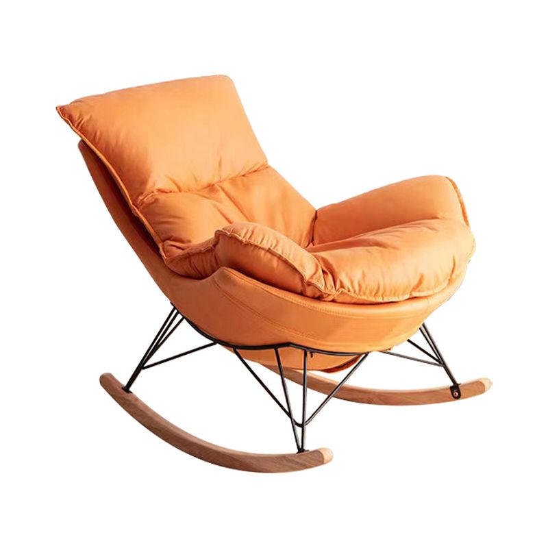 Chaise de rocker de style simple chaise paresseuse minimaliste moderne pour chambre à coucher