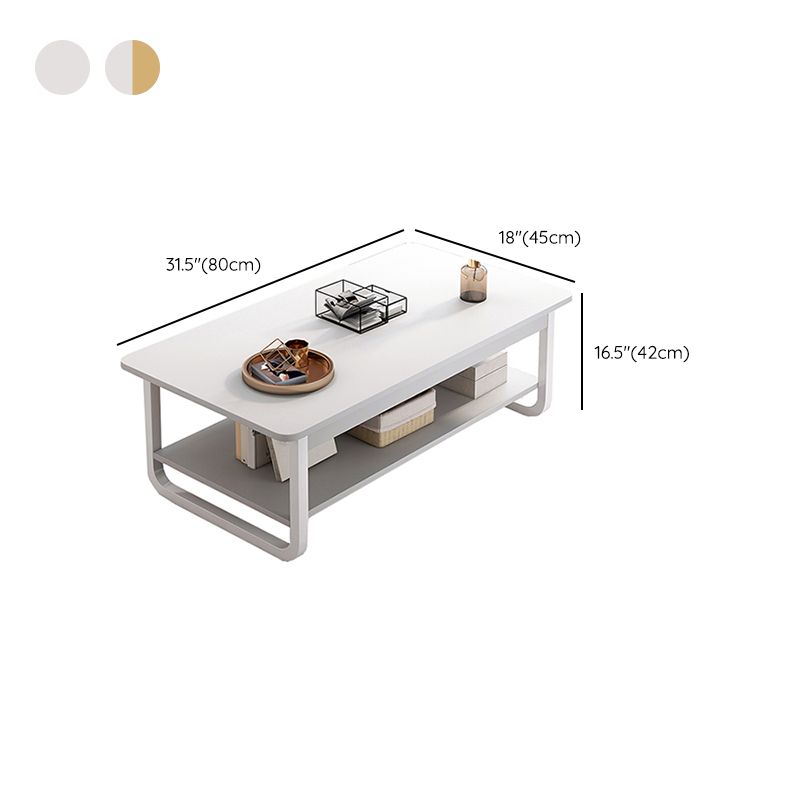 4 Legs Storage Coffee Table Set Modern Wood Rectangle Coffee Table Clearhalo 'Coffee & Accent Tables' 'Coffee Tables' 'coffee_tables' 'furn' 'furn_coffee_tables' 'Furniture' 'Living Room Furniture' 1200x1200_9820ea4d-04ae-42da-8524-4c15d8f44456