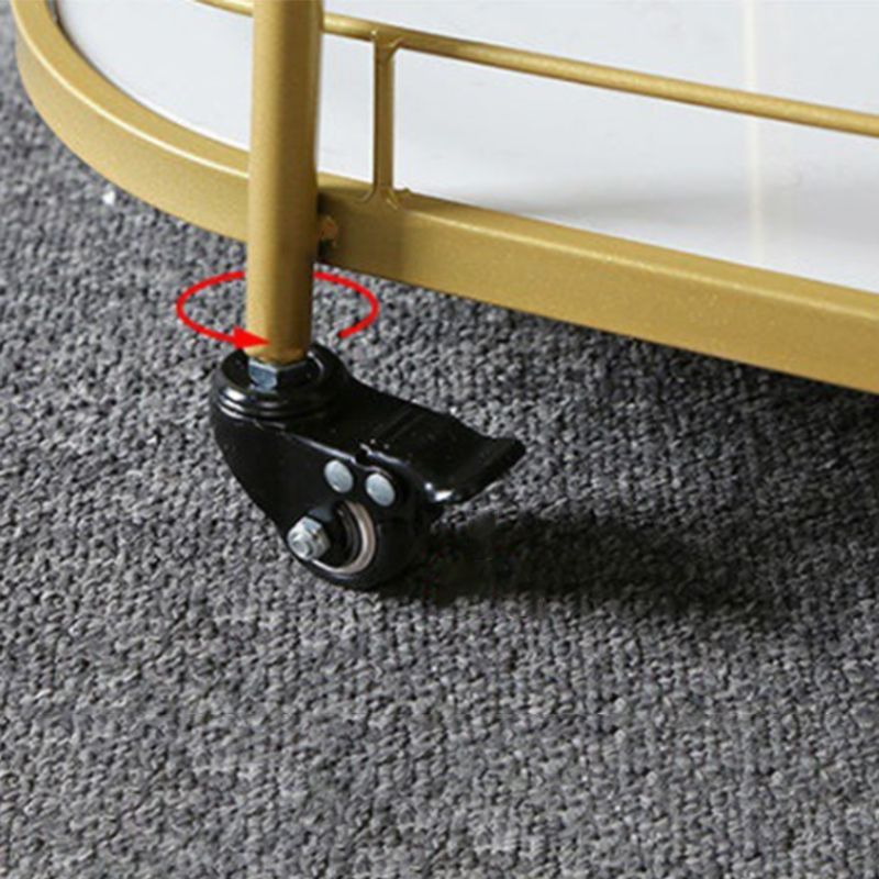 Tavolo da preparazione ovale contemporaneo tavolo da preparazione in metallo per cucina