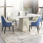 Nordic Sintered Stone Top Dining Set Rectangle 1/2/5/7 Pieces Dining Table with Chairs Clearhalo 'Dining Room Sets' 'Dining Tables & Seating' 'dining_room_set' 'furn' 'furn_dining_room_set' 'Furniture' 'furniture_dining_room_set' 'Kitchen & Dining Furniture' 1200x1200_9826411a-d0ae-4adf-855c-c0cc7e65d899