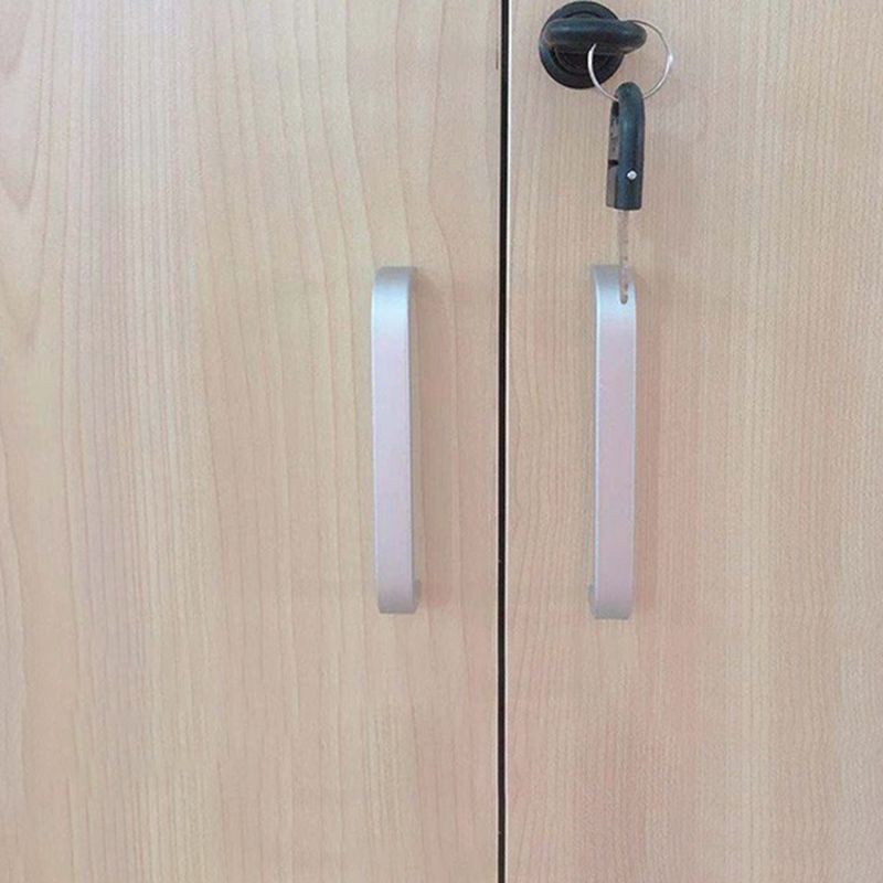 Moderni cassetti di bloccaggio in legno e archiviazione laterale di archiviazione