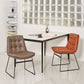 Contemporary Style Dining Chairs Kitchen Armless Side Chairs with Metal Legs (Set of 2) Clearhalo ' kitchen&dining_furn' 'Dining Chairs' 'Dining Tables & Seating' 'dining_chair' 'furn' 'furn_dining_chair' 'Furniture' 'furniture_dining_chair' 'Kitchen & Dining Furniture' 'kitchen' 1200x1200_982cc10c-7ae1-4e5b-b178-488d25833295