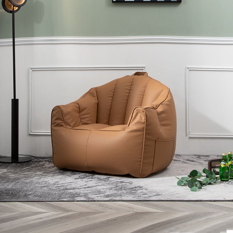 Contemporary Faux Leather Pillow Top Arm Sofa Sewn Pillow Back Sofa for Apartment Clearhalo 'furn' 'furn_sofas' 'Furniture' 'furniture_sofas' 'kitchen' 'kitchen_sofas' 'Living Room Furniture' 'Sofa' 'sofas' 1200x1200_982faf9e-f9a6-4459-bc3d-19e93151f6c4