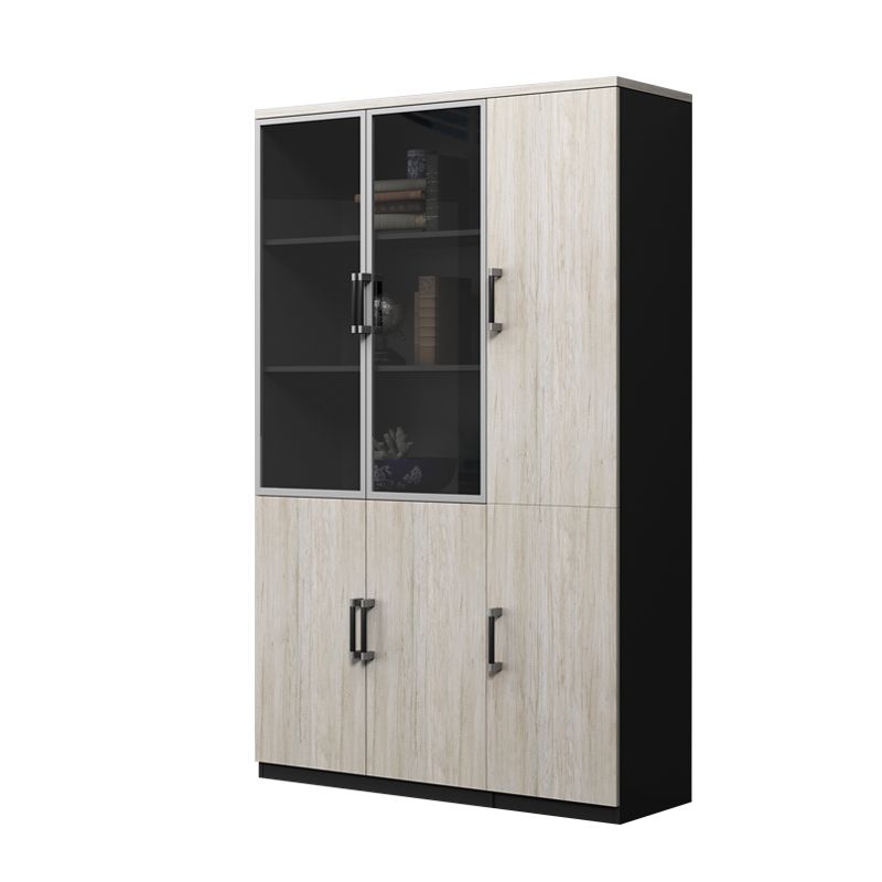 Gabinetto di file contemporaneo in legno Lock Lock File Vertical Gabinet per ufficio