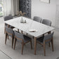 Contemporary 1/2/5/7 Pieces Furniture Stone Rectangle Dining Chairs Set for Condo