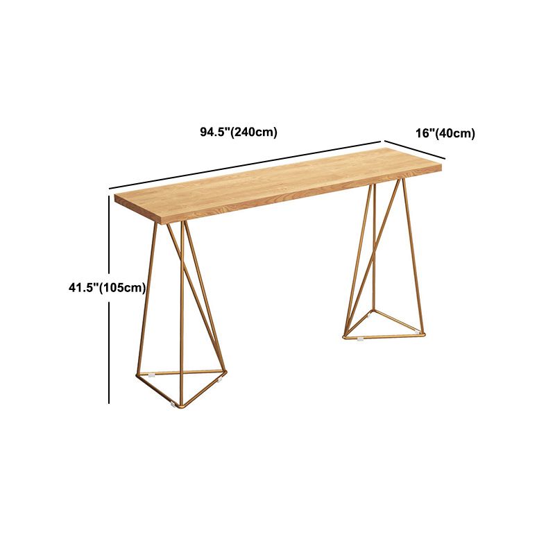 Glam Style – ensemble de Table de bar rectangulaire avec tabourets hauts en bois, 1/2/4 pièces, pour la maison