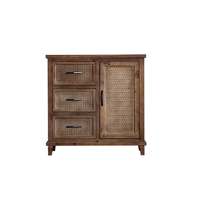 Industrial Wood Drawers Included Cabinet Distressed Brown Accent Cabinet Clearhalo 'Cabinets & Chests' 'cabinets_chests' 'furn' 'furn_cabinets_chests' 'Furniture' 'Living Room Furniture' 1200x1200_9836f878-4434-4805-a702-ad17ecefa766