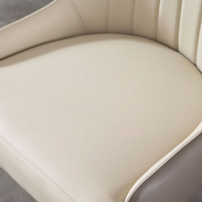 Scandinavian Upholstered Dining Side Chairs Solid Back Dining Side Chair Clearhalo 'Dining Chairs' 'Dining Tables & Seating' 'dining_chair' 'furn' 'furn_dining_chair' 'Furniture' 'Kitchen & Dining Furniture' 1200x1200_983fe697-a294-4958-998f-1a307464dd5d