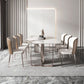 Rectangle Sintered Stone Top Table Contemporary Metal Base Dining Table Clearhalo 'Dining Tables & Seating' 'Dining Tables' 'dining_table' 'furn' 'furn_dining_table' 'Furniture' 'Kitchen & Dining Furniture' 1200x1200_984033c8-0b9a-426b-94ad-177a64dee4e5