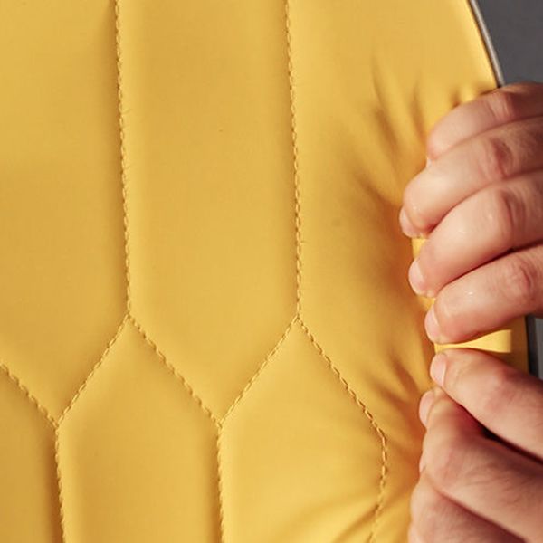 Glam Parsons Dining Side Chair Leather Indoor Dining Chair with Metal Legs Clearhalo 'Dining Chairs' 'Dining Tables & Seating' 'dining_chair' 'furn' 'furn_dining_chair' 'Furniture' 'furniture_dining_chair' 'Kitchen & Dining Furniture' 1200x1200_9846689c-9840-4671-9809-be8dcfe2d5de