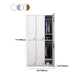 Contemporary Metal Wardrobe Freestanding Wardrobe Closet with Locks