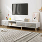 Engineered Wood TV Media Console met laden Scandinavische tv -standaard