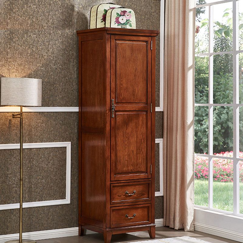 French Country Style Wardrobe Armoire Wooden Wardrobe for Bedroom