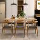 Rectangle 4 Legs Contemporary Dining Table Wood Color Fixed Table of Solid Wood Clearhalo ' dining_table' 'Dining Tables & Seating' 'Dining Tables' 'furn' 'furn_dining_table' 'Furniture' 'furniture_dining_table' 'Kitchen & Dining Furniture' 'kitchen&dining_furn' 'kitchen' 'kitchen_dining_table' 1200x1200_984d0eb4-05be-4a5d-8ec0-c2b9bda2dae7