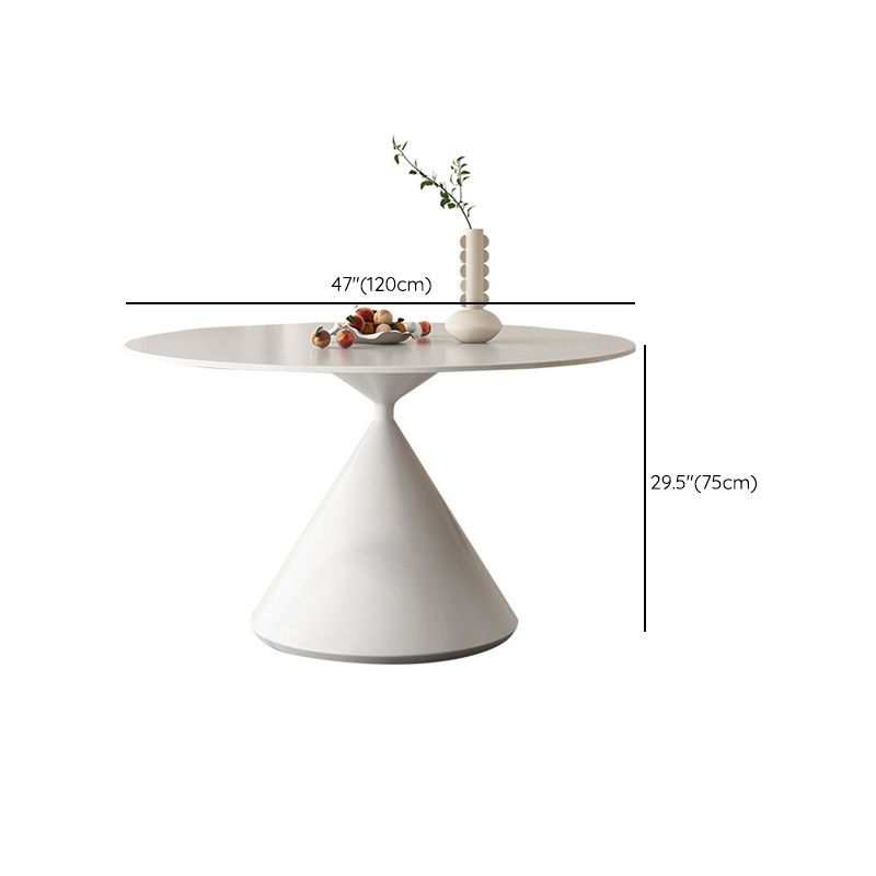 Modern 1/3/4/5 Pieces Dining Set Round Stone Dining Table for Kitchen Clearhalo 'Dining Room Sets' 'Dining Tables & Seating' 'dining_room_set' 'furn' 'furn_dining_room_set' 'Furniture' 'Kitchen & Dining Furniture' 1200x1200_984fdb08-df34-488b-8cb8-ddc66fe40e10
