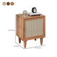 Wooden Night Table Modern Minimalist Bedside Table with Cabinet Clearhalo 'Bedroom Furniture' 'furn' 'furn_night_stand' 'Furniture' 'night_stand' 'Nightstands' 1200x1200_98504aaa-da12-4c7b-9e59-e587b961b1a3