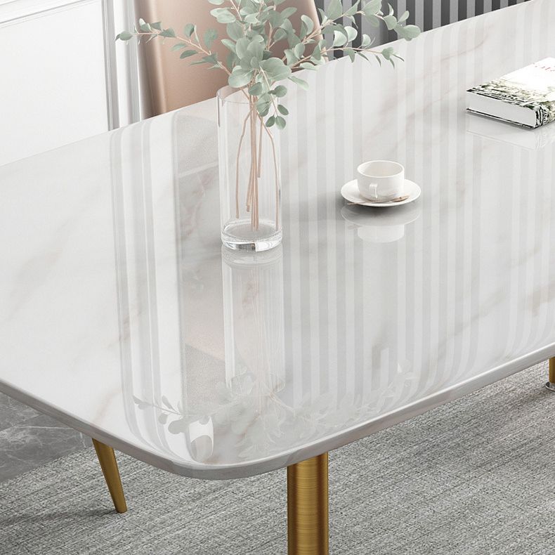 Scandinavian Kitchen Dining Room Set with Sintered Stone Top and Metal Base Dining Furniture Clearhalo 'Dining Room Sets' 'Dining Tables & Seating' 'dining_room_set' 'Furniture' 'furniture_dining_room_set' 'Kitchen & Dining Furniture' 'kitchen&dining_furn' 'kitchen' 1200x1200_985537a2-5b0c-41cf-9291-14d9ea7ceeed