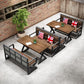 Industrial Style Brown Dinner Table Solid Wood Trestle Table for Dining Room Clearhalo ' dining_table' 'Dining Tables & Seating' 'Dining Tables' 'furn' 'furn_dining_table' 'Furniture' 'furniture_dining_table' 'Kitchen & Dining Furniture' 'kitchen&dining_furn' 'kitchen' 'kitchen_dining_table' 1200x1200_985630bc-3b88-45af-bd0b-00bc07c7f9fc