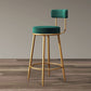 Nordic Style Upholstered Fabric Stools Armless Round Barstools for Home Use Clearhalo 'Bar Furniture' 'Bar Stools' 'bar_stools' 'furn' 'furn_bar_stools' 'Furniture' 'furniture_bar_stools' 'Kitchen & Dining Furniture' 1200x1200_9856aef6-8b49-4e08-afae-1924fa2672ae