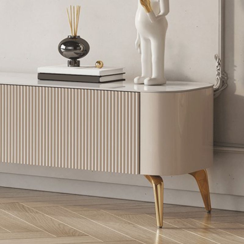 Stone TV Media Console Contemporary Stand Console with 4 Drawers Clearhalo 'furn' 'furn_tv_stands_entertainment_centers' 'Furniture' 'Living Room Furniture' 'TV Stands & Entertainment Centers' 'TV Stands & Media Storage Furniture' 'tv_stands_entertainment_centers' 1200x1200_98571f35-617f-4ceb-83b5-3b9f716ba87e