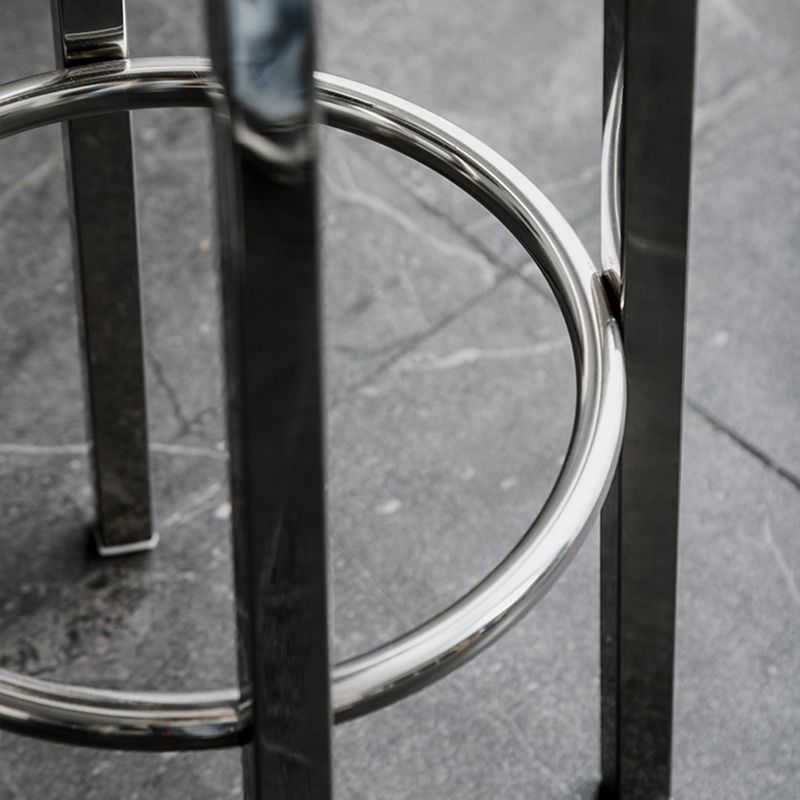 Stainless Steel Backless Glossy Barstool Nordic Brushed Tall Stool, 1 Piece Clearhalo 'Bar Furniture' 'Bar Stools' 'bar_stools' 'furn' 'furn_bar_stools' 'furniture_bar_stools' 'Kitchen & Dining Furniture' 'kitchen&dining_furn' 'kitchen' 'kitchen_furn' Furniture' 1200x1200_9857334e-10c4-4467-aa5c-8f4f1debe717