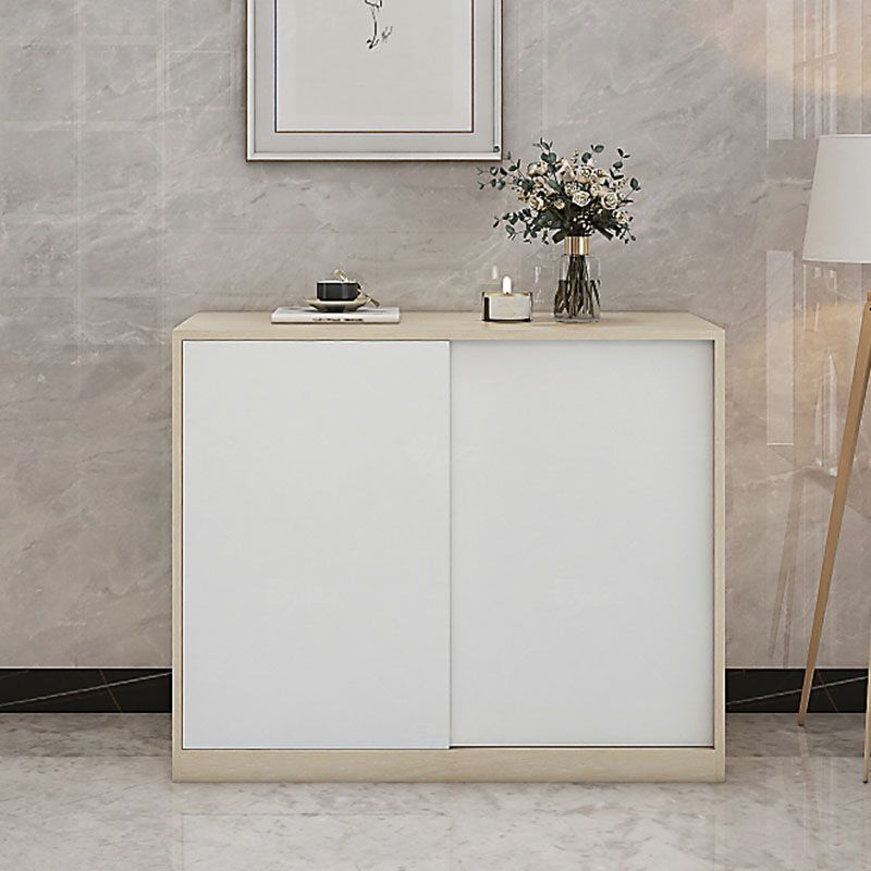 Server di sala da pranzo del server in legno fabbricato contemporaneo con porta e cassetto