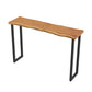 Solid Wood Bar Dining Table Rectangle Industrial Bar Dining Table with Sled Base in Black Clearhalo 'Bar Furniture' 'Bar Tables' 'bar_tables' 'furn' 'furn_bar_tables' 'Furniture' 'furniture_bar_tables' 'Kitchen & Dining Furniture' 1200x1200_985a1823-d2f9-4cc0-908c-bec4abc7f22c