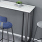 Industrial Bar Height Table Stone Top Bistro Table with Black Base Clearhalo 'Bar Furniture' 'Bar Tables' 'bar_tables' 'furn' 'furn_bar_tables' 'Furniture' 'Kitchen & Dining Furniture' 1200x1200_985a5cce-320d-4f21-8bb5-6baab8307e6e