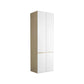 White Storage Cabinet with Drawer Contemporary Wardrobe Armoire