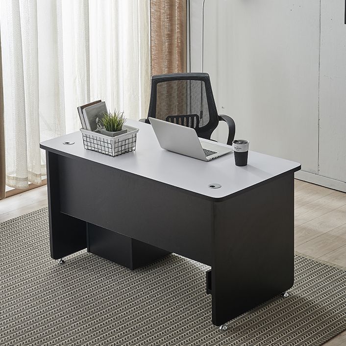 29.25 Inch H Contemporary Office Desk Manufactured Wood Computer Desk Clearhalo 'furn' 'furn_office_desk' 'Furniture' 'Office Desks' 'Office Furniture' 'office_desk' 1200x1200_985ed161-dbdf-44d7-9920-bffb4268515e