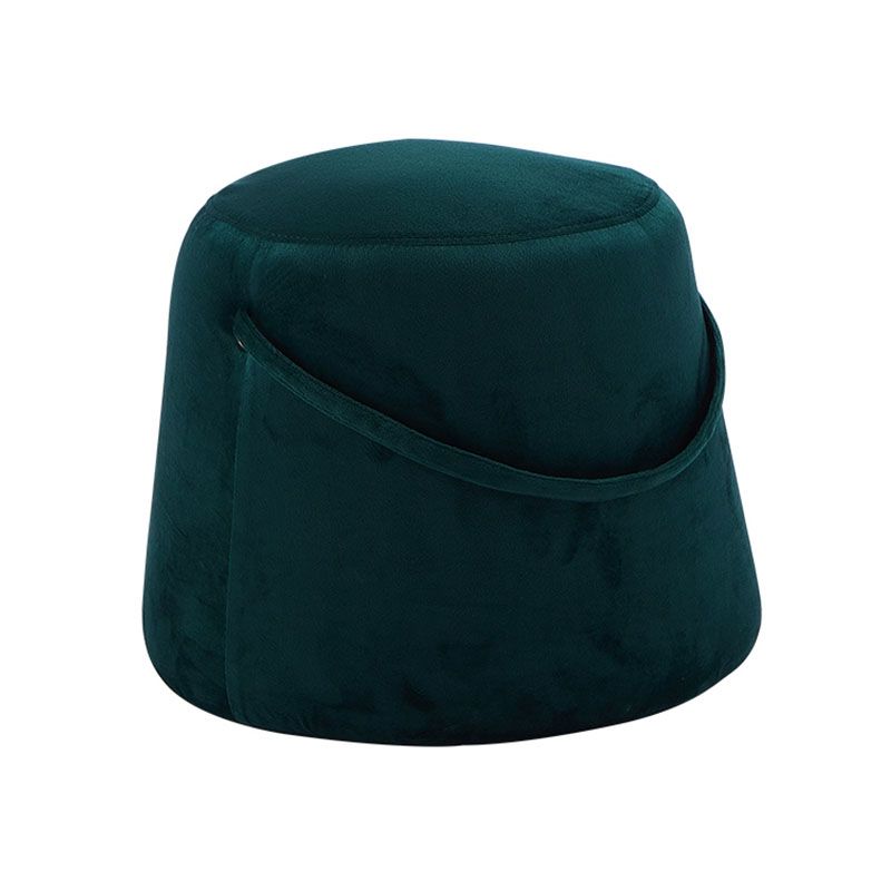 Solid Color Fabric Standard Stool Modern Style Simple Round Stool Clearhalo 'furn' 'furn_ottomans_poufs' 'Furniture' 'Living Room Furniture' 'Ottomans & Poufs' 'ottomans_poufs' 1200x1200_985f126e-46f6-4392-acfd-a8e729490761