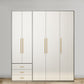 Hinged Wardrobe Armoire Modern Engineered Wood Storage Cabinet