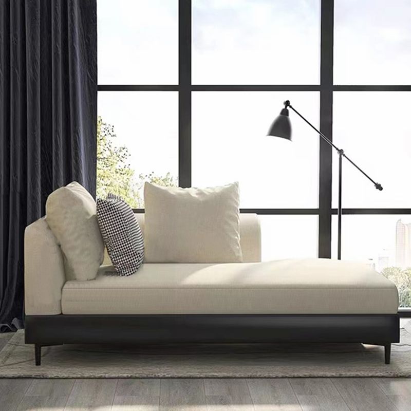 Modern Style Living Room Chaise Square Arms Upholstered Chaise Lounge Clearhalo 'Chairs & Seating' 'Chaise Lounge' 'chaise_lounge' 'furn' 'furn_chaise_lounge' 'Furniture' 'Living Room Furniture' 1200x1200_9864324f-dbfa-4a1f-b5d1-b7fda8532433