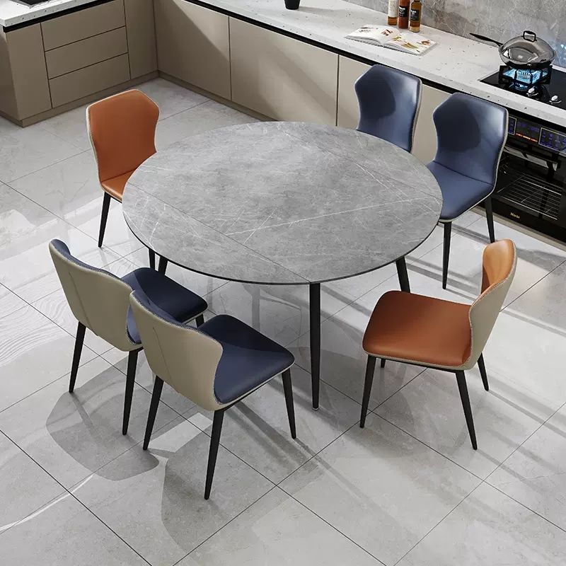 1/4/5/7 Pieces Dining Set Modern Sintered Stone Dining Furniture Clearhalo 'Dining Room Sets' 'Dining Tables & Seating' 'dining_room_set' 'furn' 'furn_dining_room_set' 'Furniture' 'furniture_dining_room_set' 'Kitchen & Dining Furniture' 'kitchen&dining_furn' 'kitchen' 1200x1200_9867ec4c-55d3-49f1-9a28-89da05fd19be
