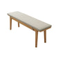 17.55-inch Height Solid Wood Bench Bedroom Rectangle Seating Bench Clearhalo 'Benches' 'Chairs & Seating' 'furn' 'furn_benches' 'Furniture' 'Living Room Furniture' 1200x1200_9868f5f3-5f90-4265-a41e-81f9c235067b